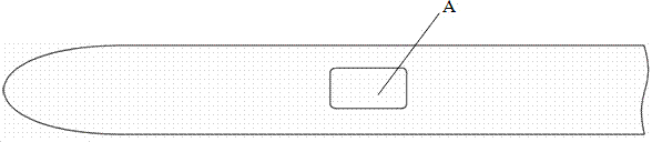 Embedded type air inlet channel using combined opening surface vortex control method