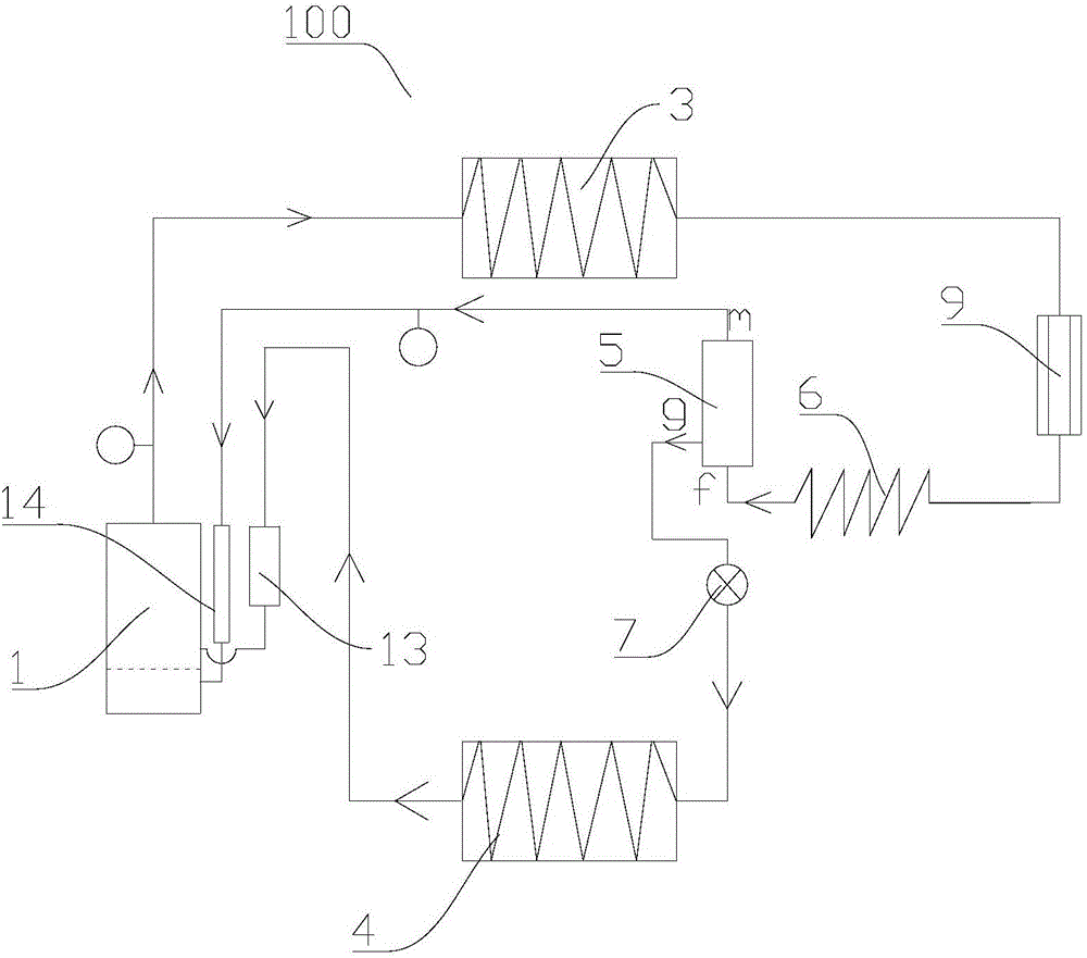 Air conditioner only having refrigeration function and control method thereof