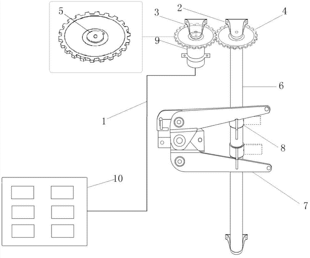 Locking device for contact baffle of 10kv central car electric power switchgear