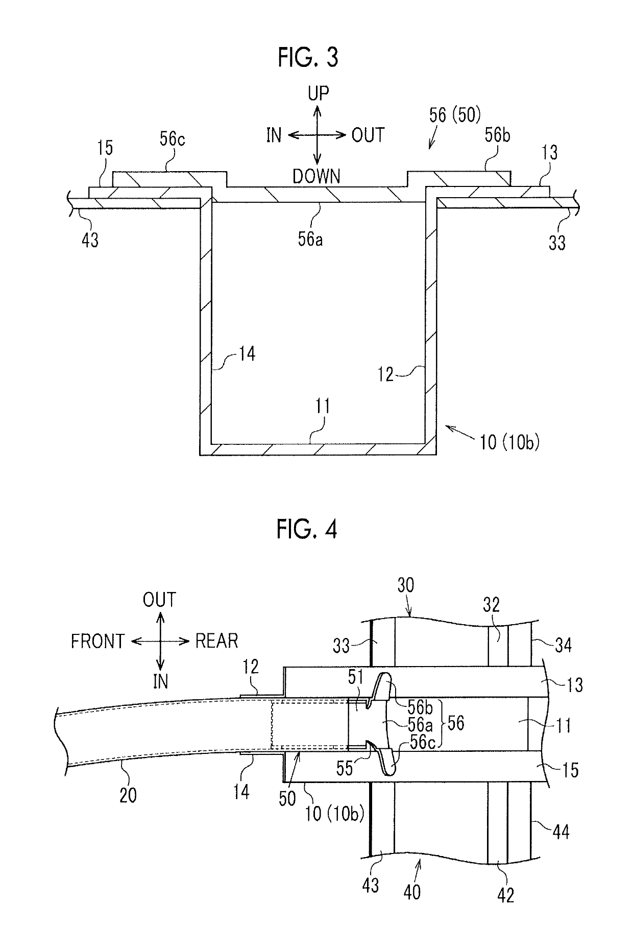 Vehicle front portion structure