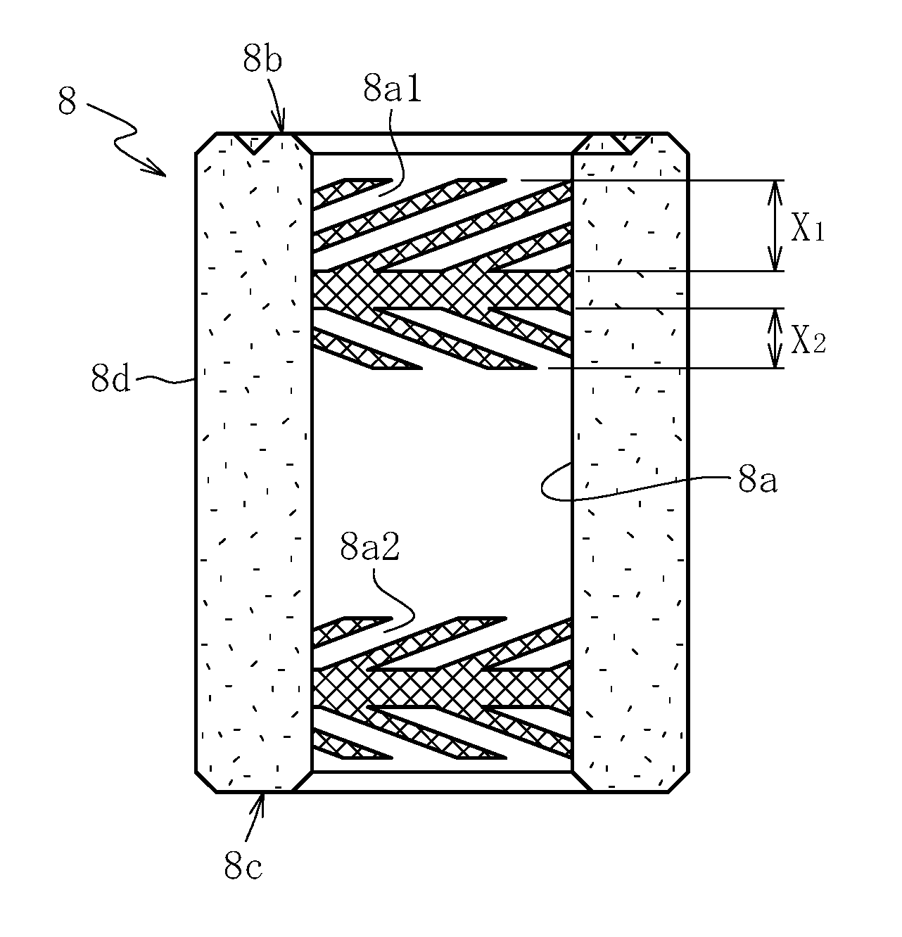 Sintered bearing and method of manufacturing same