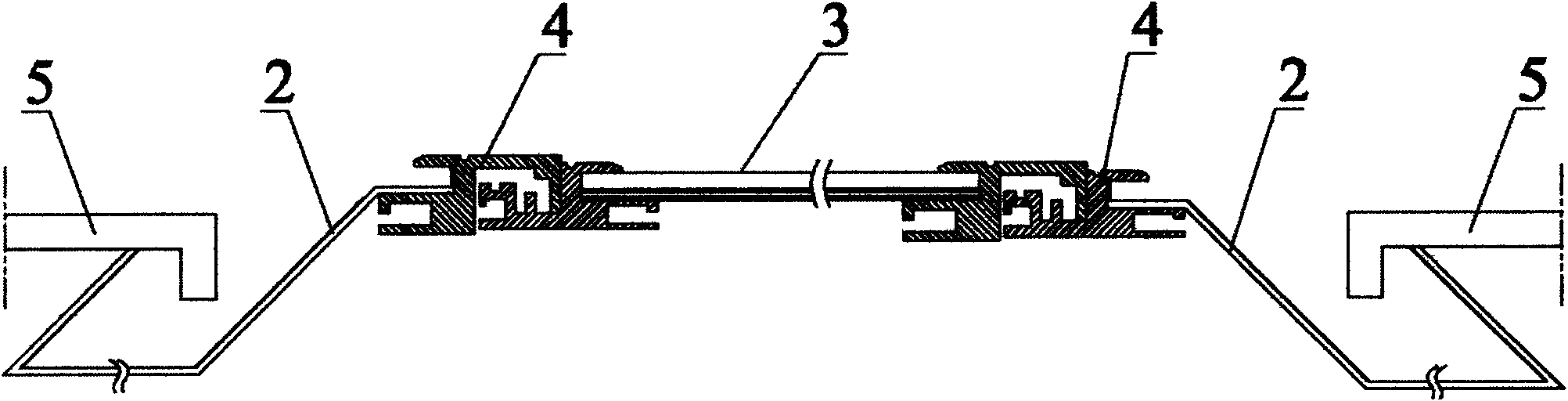 Waterproof frame of solar cell assembly