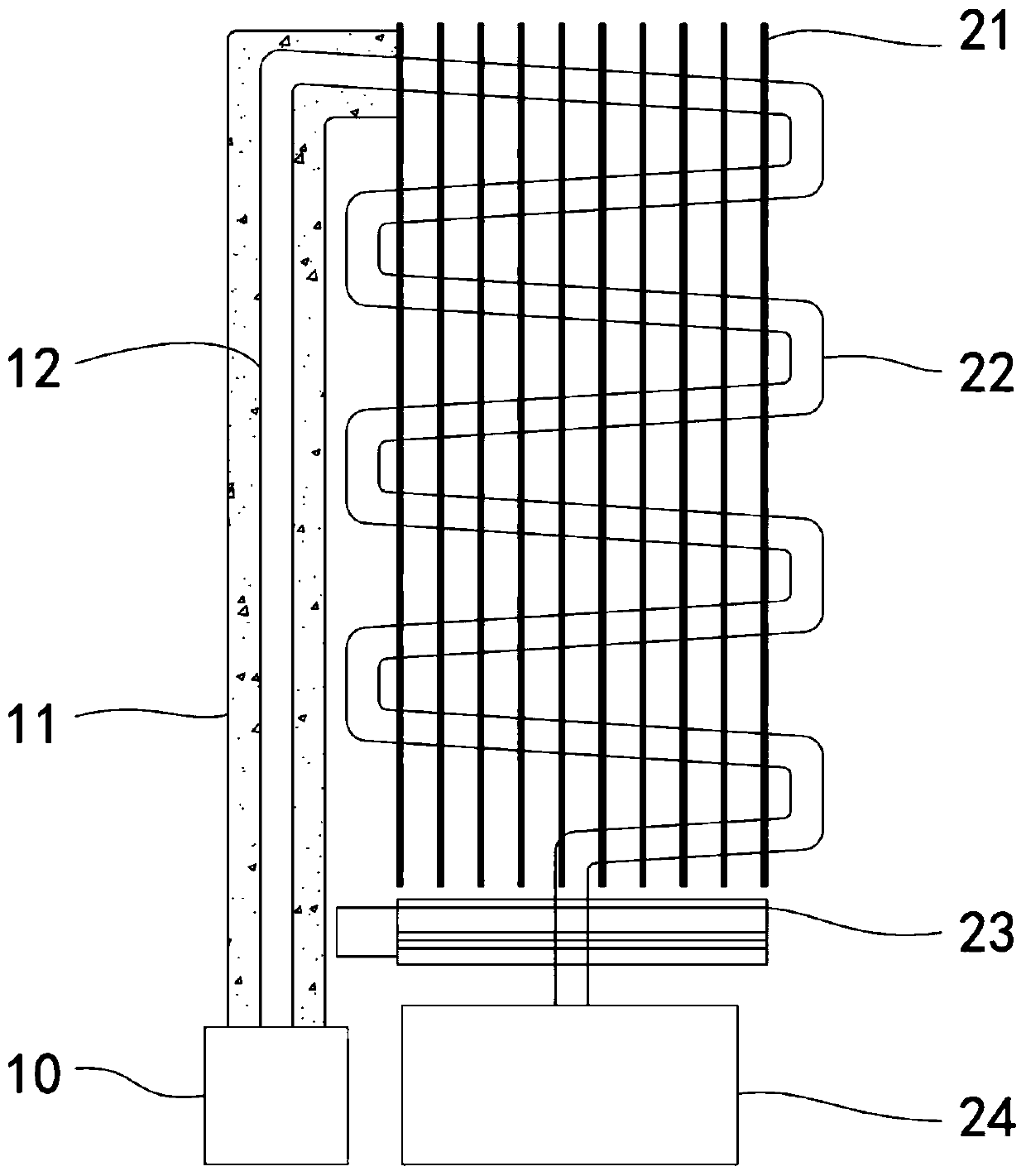 Dual condenser of low-pressure drinking equipment