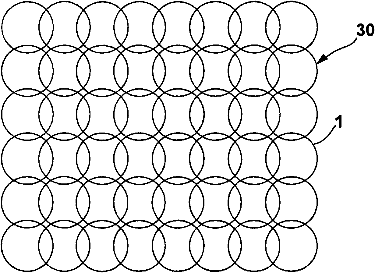 Material web for the production of a bellows of a transitional section, particularly between two articulated vehicle parts