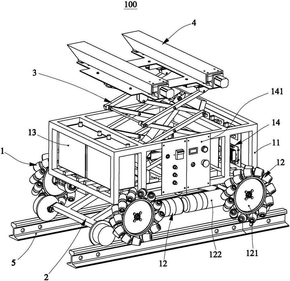 Wheeltrack dual-purpose omnidirectional movable transferring platform