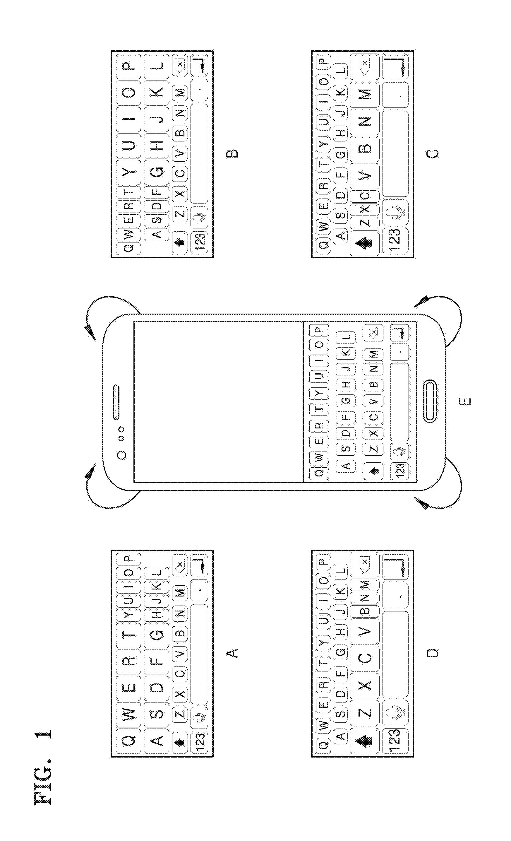 Method for displaying virtual keyboard on mobile terminal, and mobile terminal