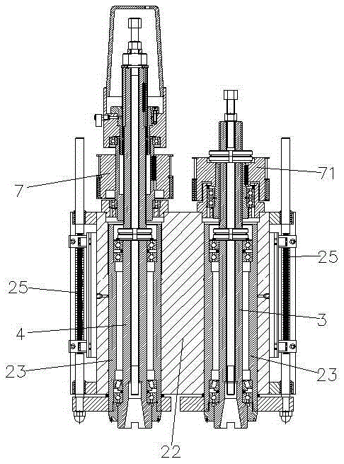 Program control variable-frequency double-shaft compound machine