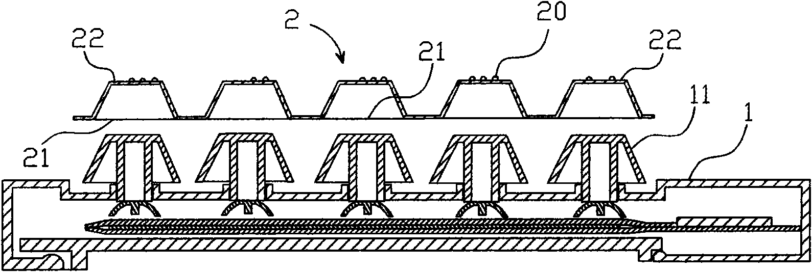 Set keyboard with Braille protection film