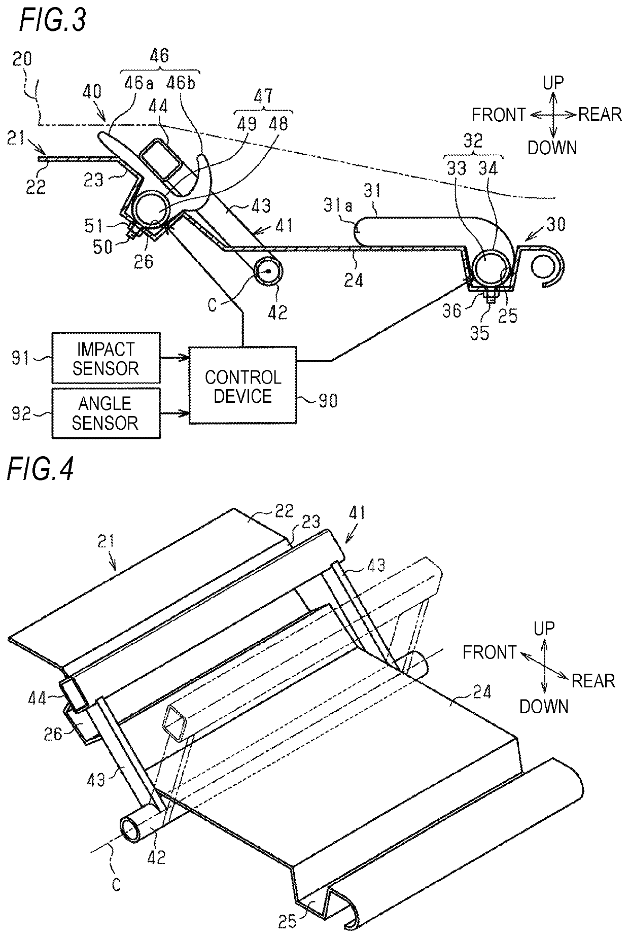 Occupant protection device for vehicle