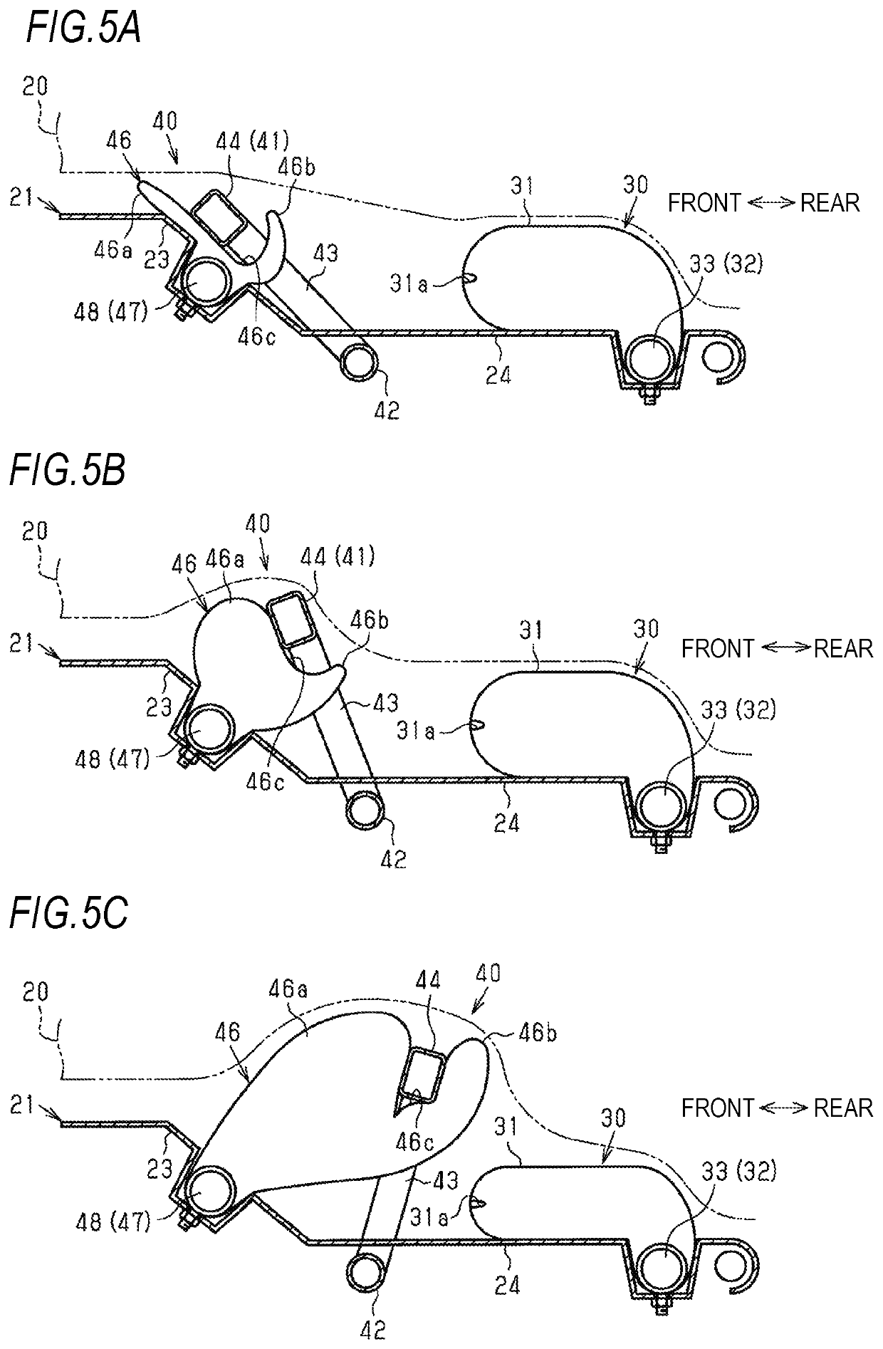 Occupant protection device for vehicle