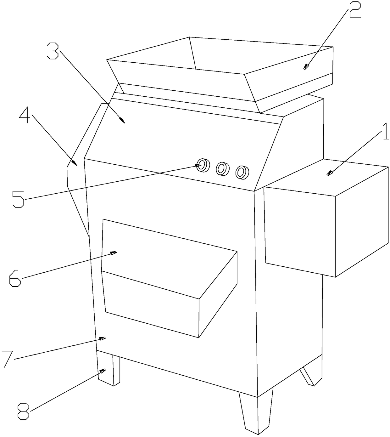 Cement deblocking equipment for building monitoring