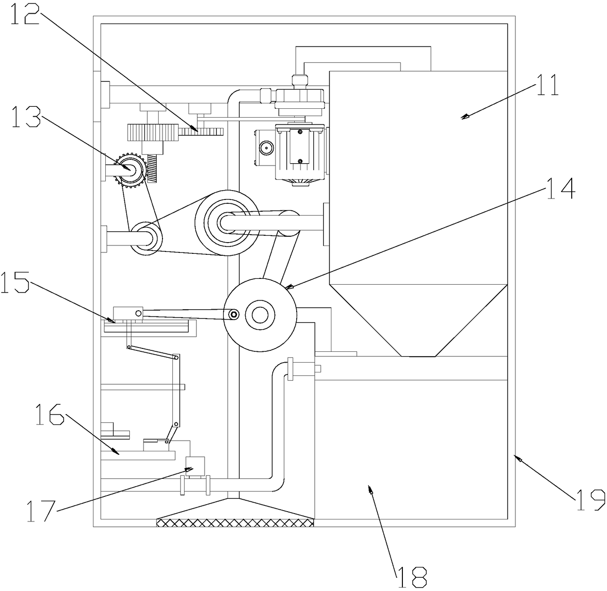 Cement deblocking equipment for building monitoring