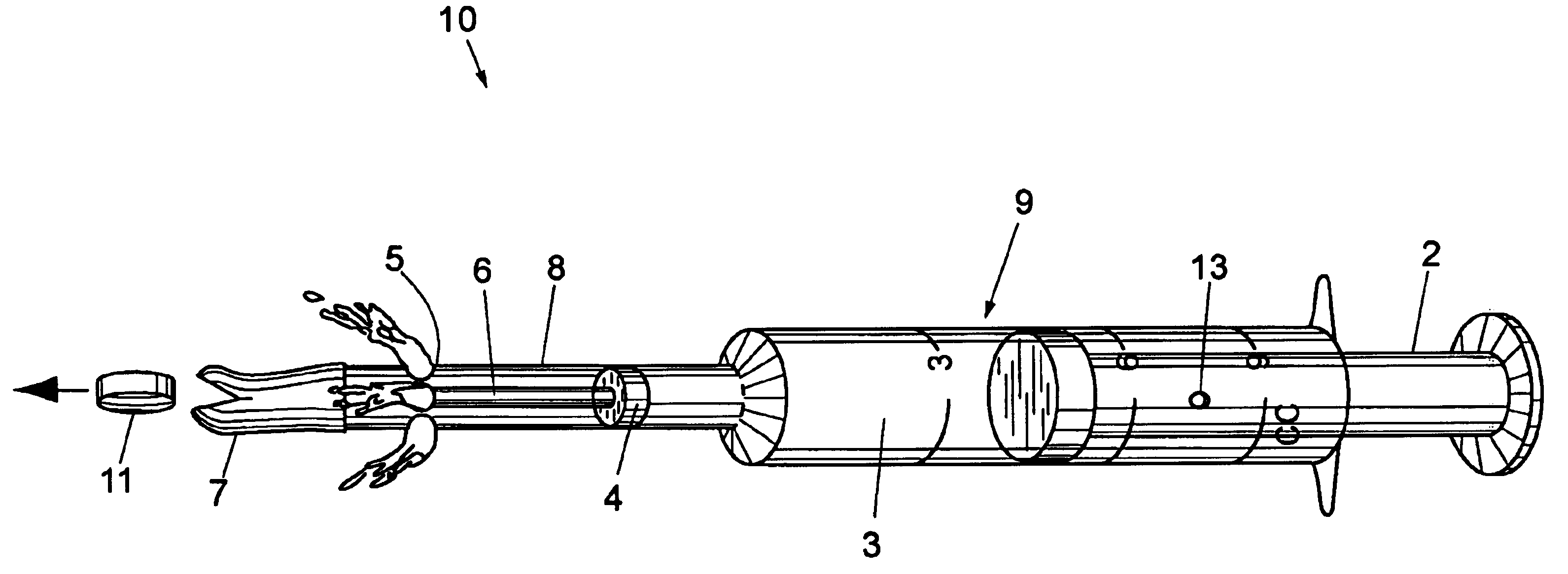 Veterinary pill and capsule delivery device