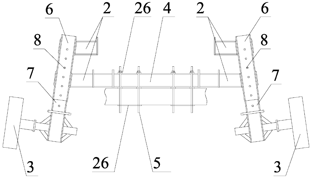 ESC test anti-overturning frame