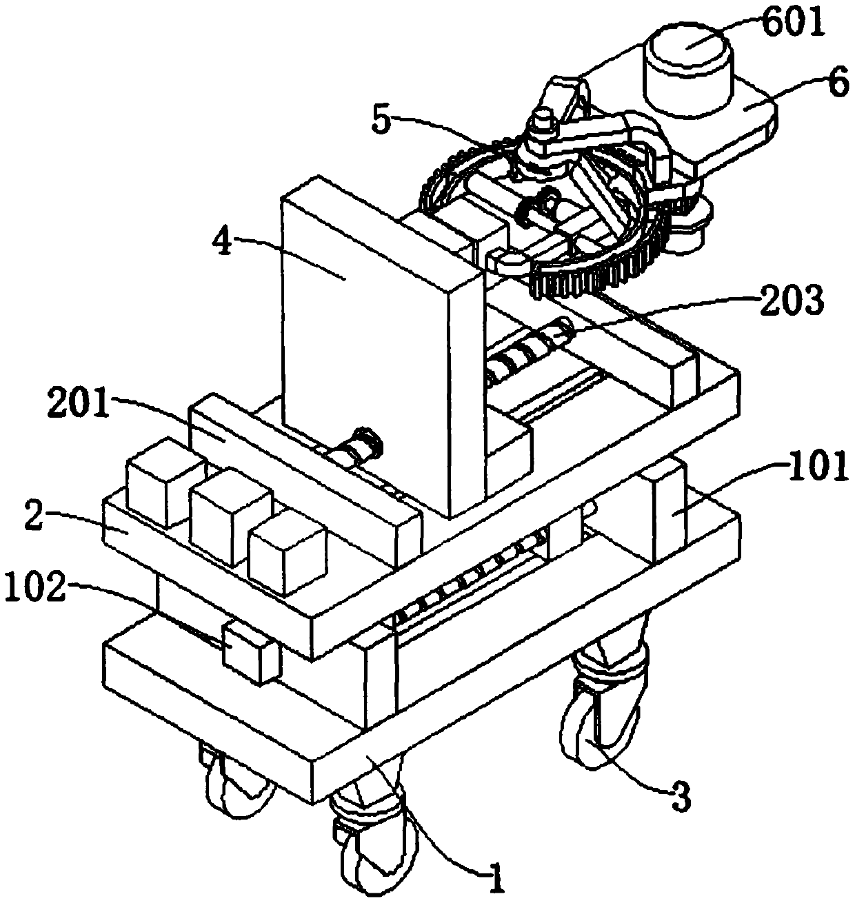 Intelligent and universal vehicle-mounted laser rust removing device