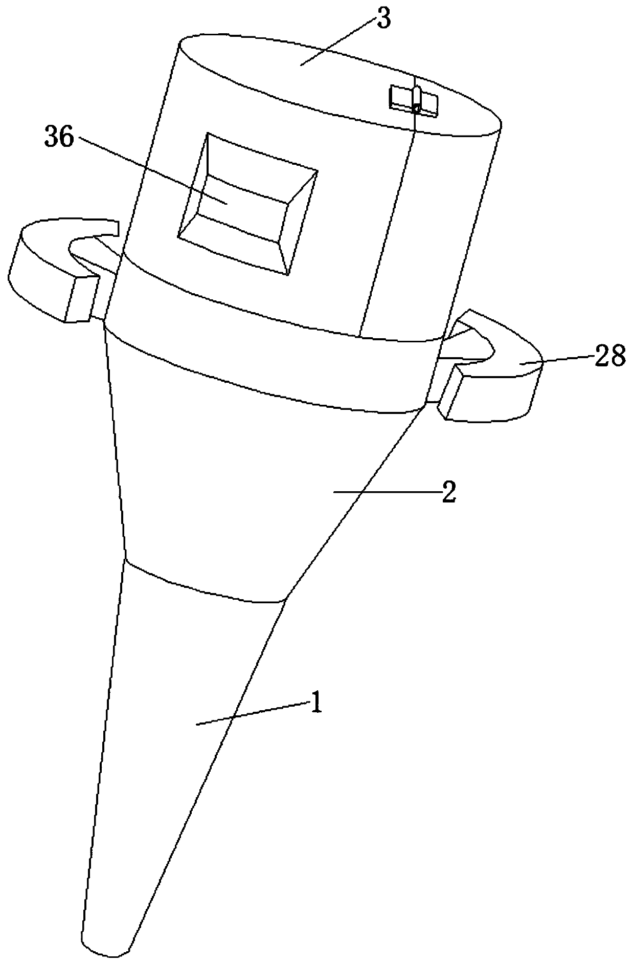 Device for precise fertilization to rice