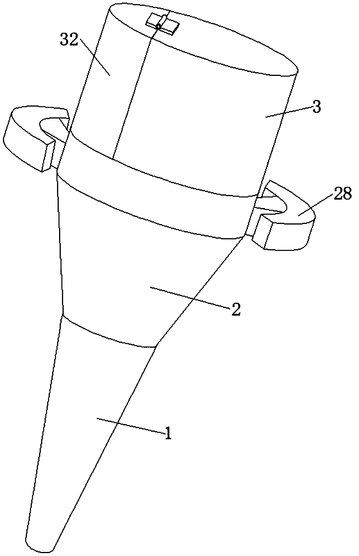 Device for precise fertilization to rice