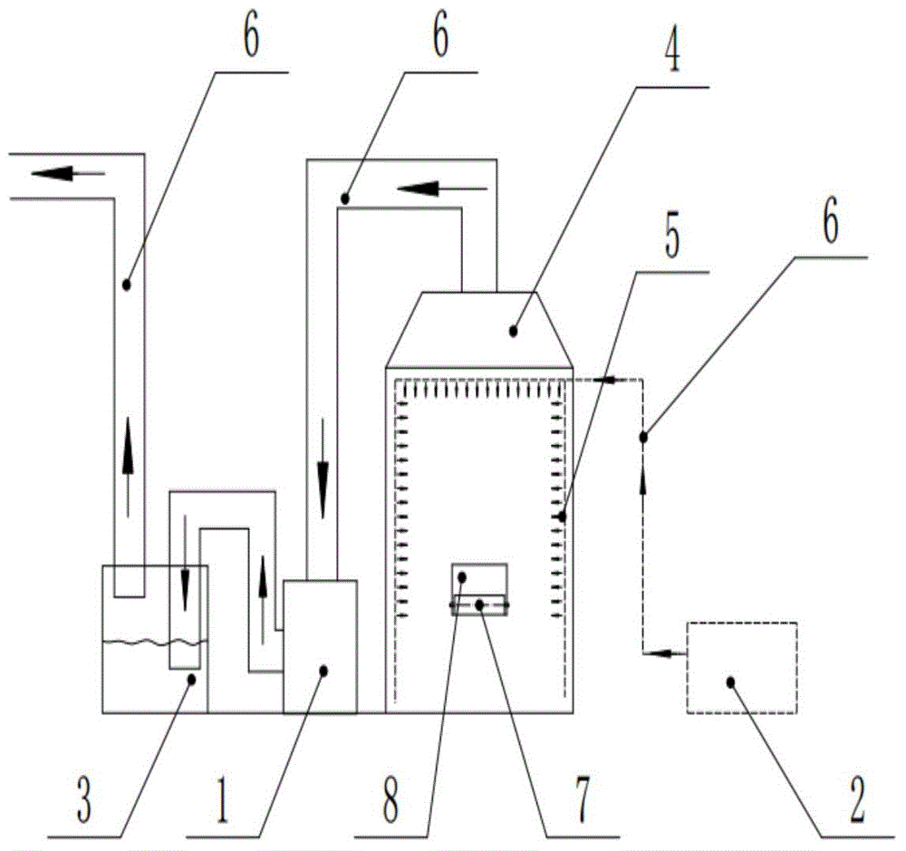 Casting slag drawing, dust removing and heat insulation device