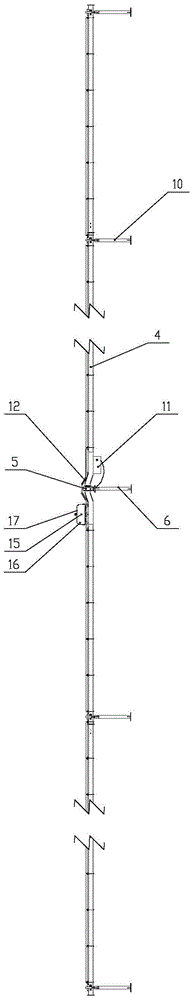 Horizontal single axis sun-tracking support apparatus