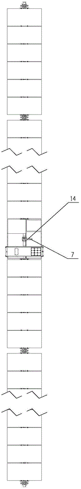 Horizontal single axis sun-tracking support apparatus