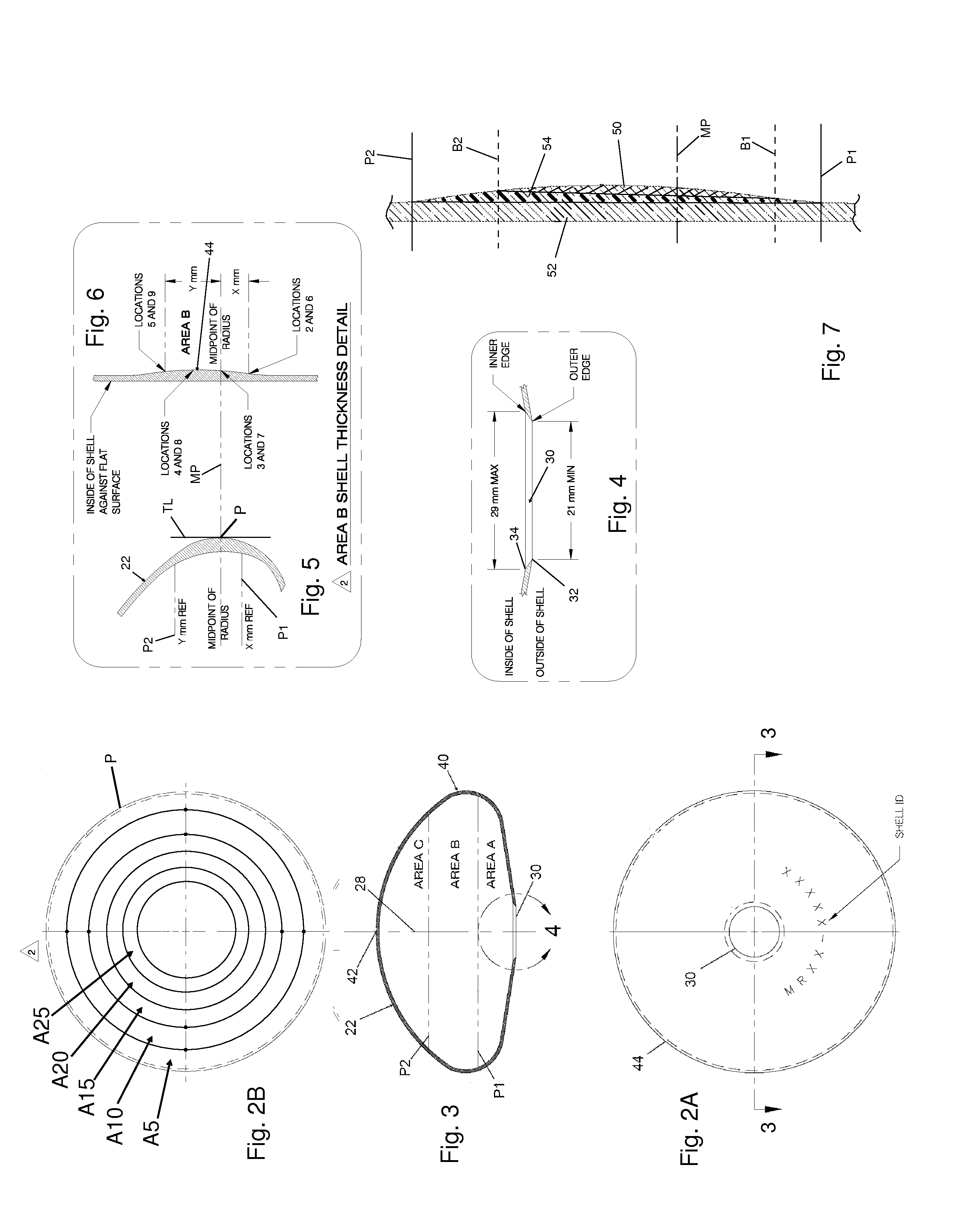 Reinforced prosthetic implant with flexible shell