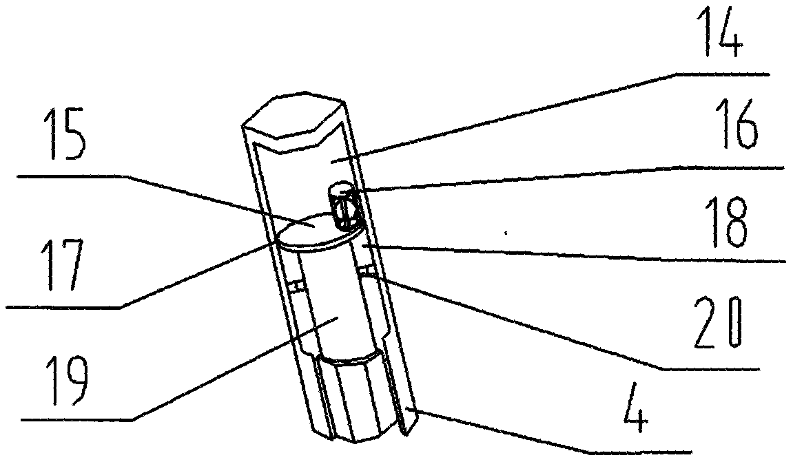 Telescopic decelerator for mini tiller