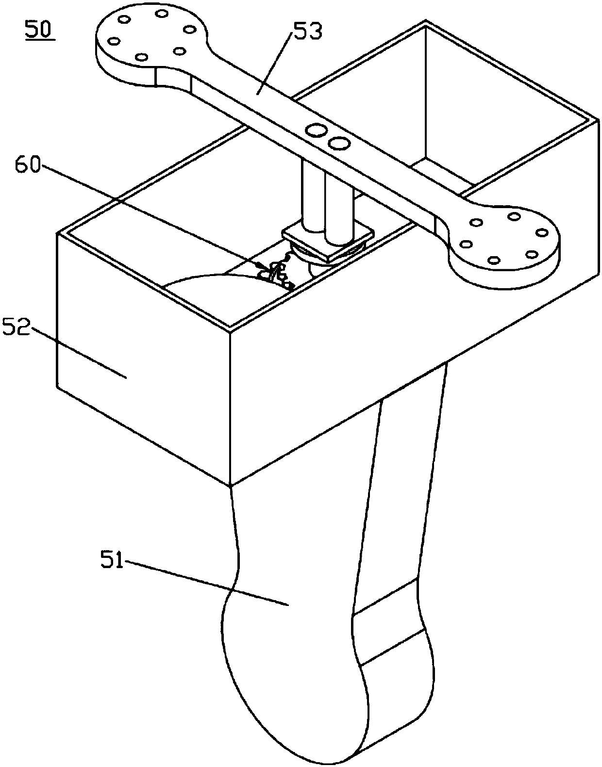 A handling robot equipped with a rotating manipulator