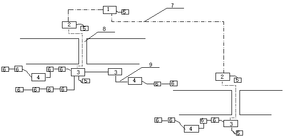 Clock synchronization method of mine microseism monitoring system