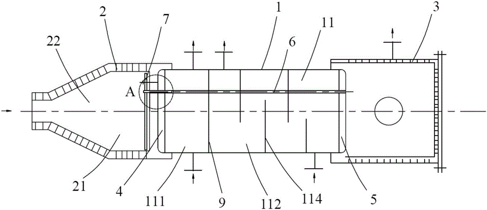 Product gas cooler