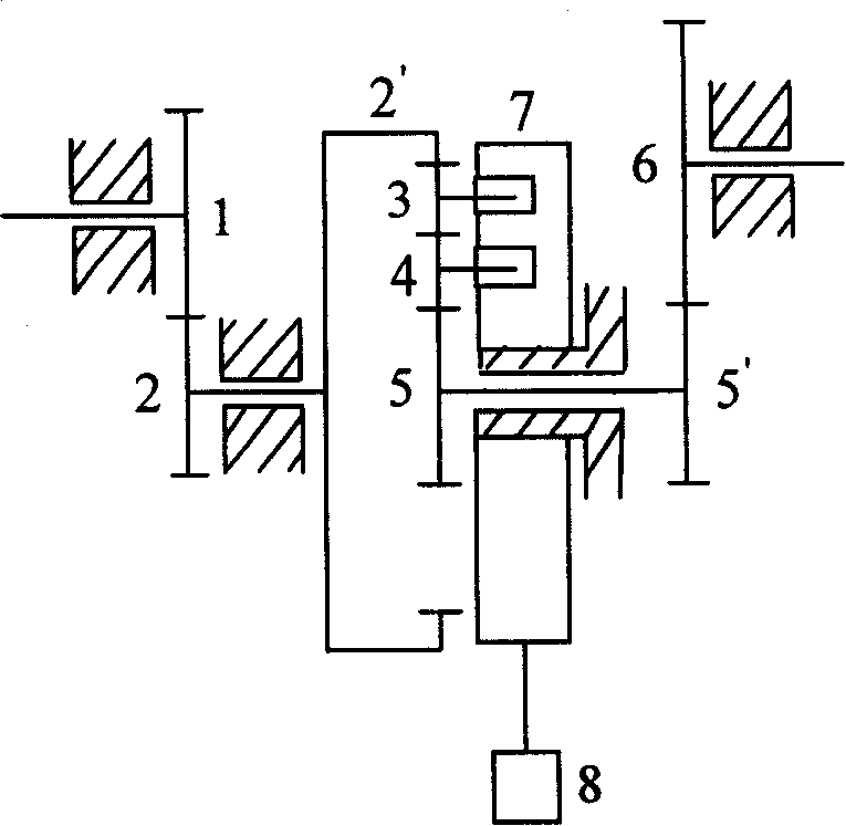 Self-adaption constant torque moment rope-storing system for rock roadway subsidiary transport system