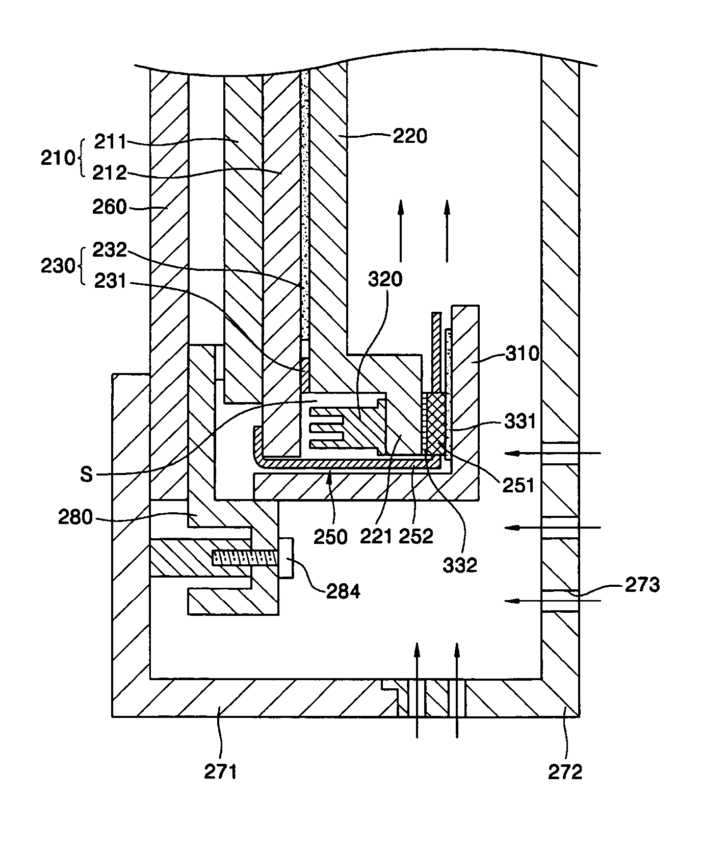 Device having improved heat dissipation