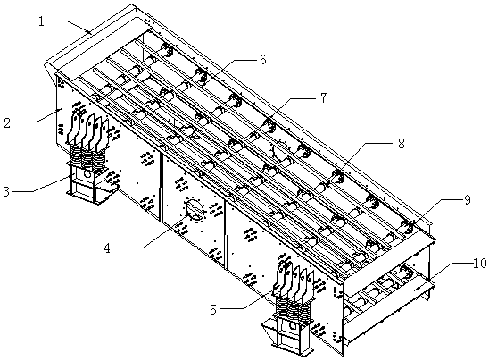 Material box frame of industrial transportation vehicle