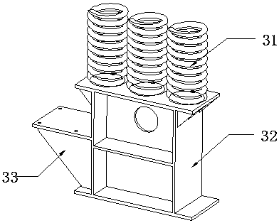 Material box frame of industrial transportation vehicle