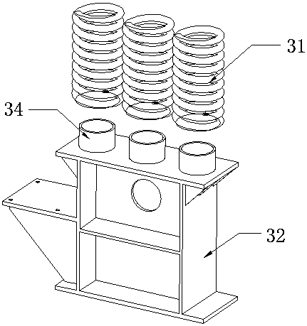 Material box frame of industrial transportation vehicle