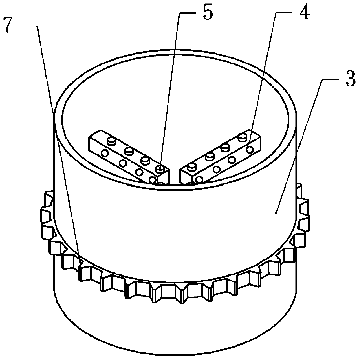 Bag food sorting method and device