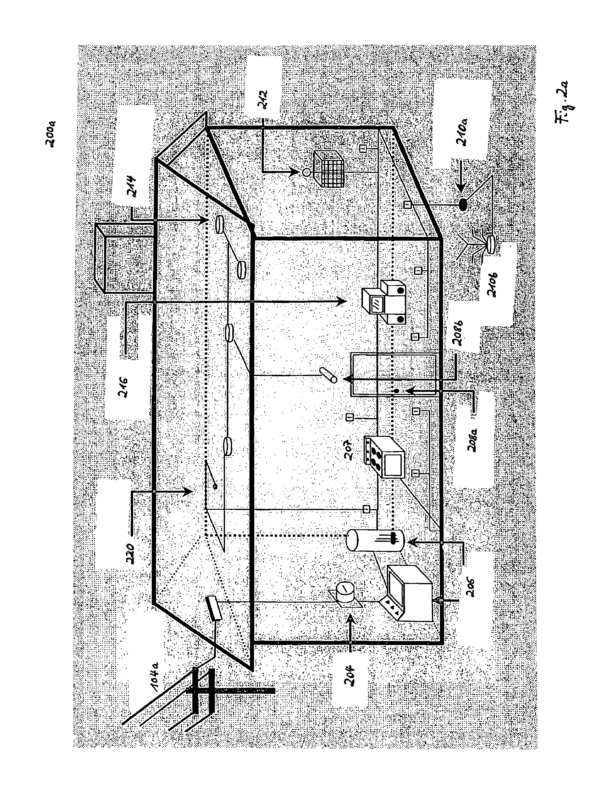 Detection of broadcast signals for defining useable frequency bands for powerline communication