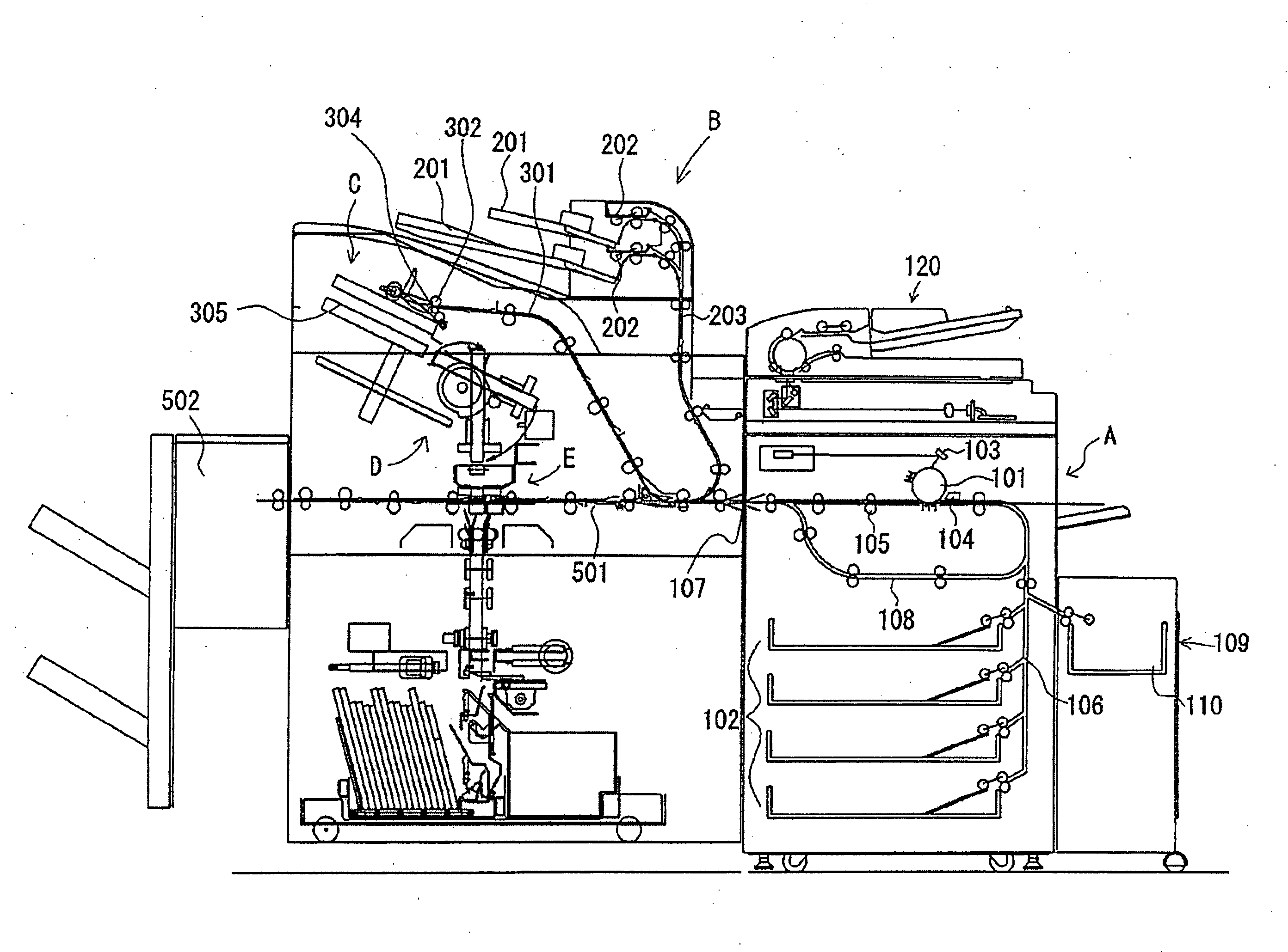 Sheet bundle conveyance apparatus and bookmaking apparatus using the same