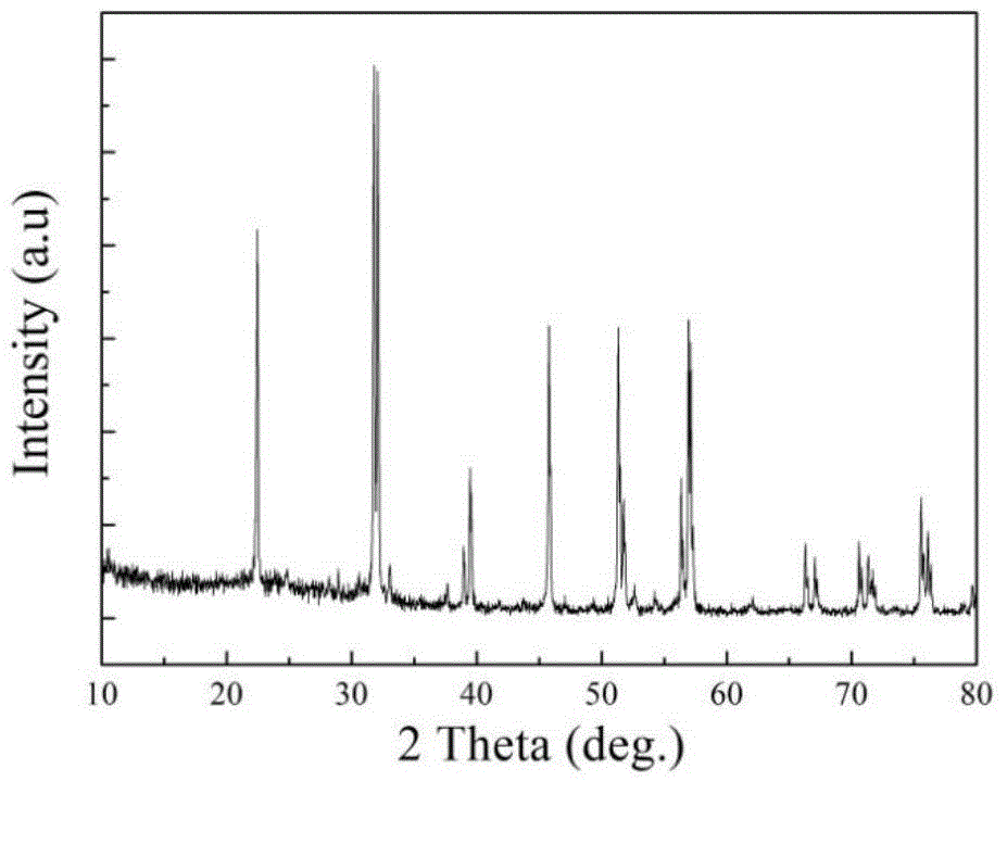 Preparation method of single pure-phase bismuth ferrite material based on ionic compensation