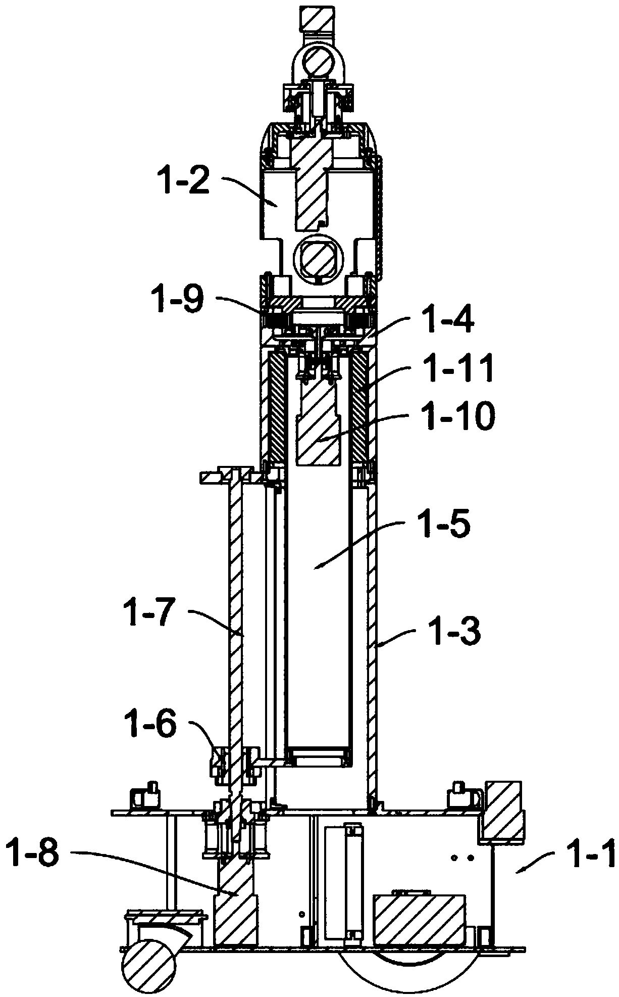 Nursing robot with multi-degree-of-freedom mechanical arm