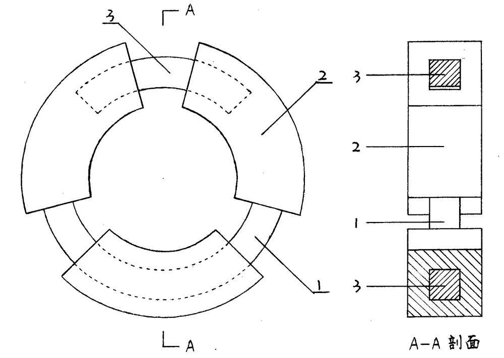 Electrically controlled magnetic energy high-efficient motor