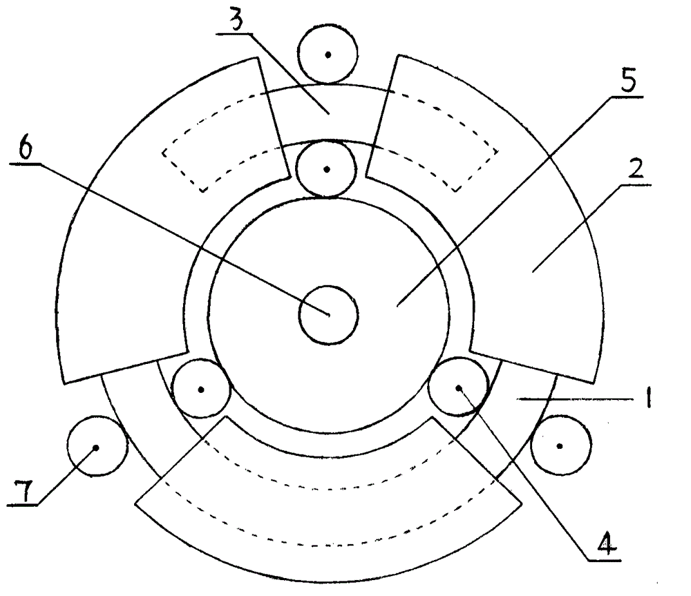 Electrically controlled magnetic energy high-efficient motor