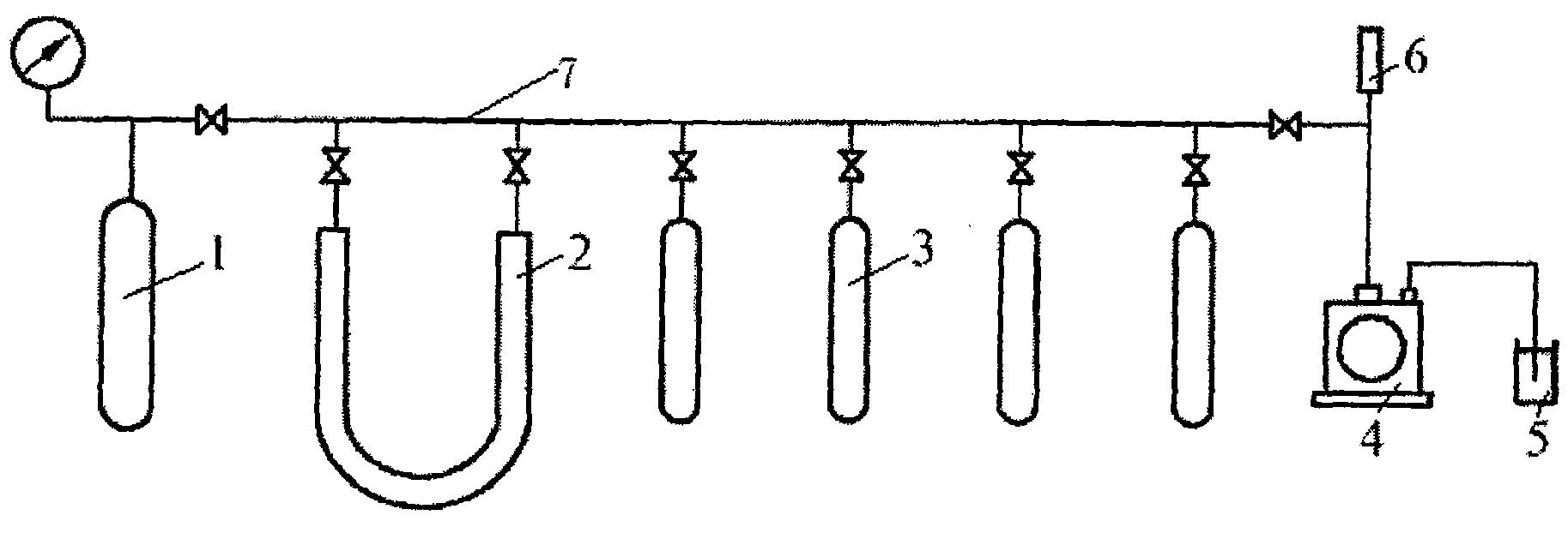 Technology of method for preparing high purity diborane by way of adsorption, separation and purification