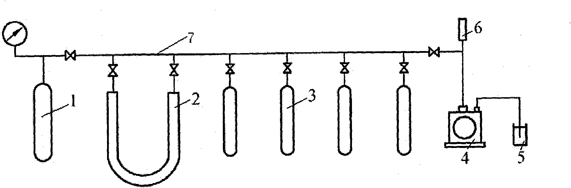 Technology of method for preparing high purity diborane by way of adsorption, separation and purification