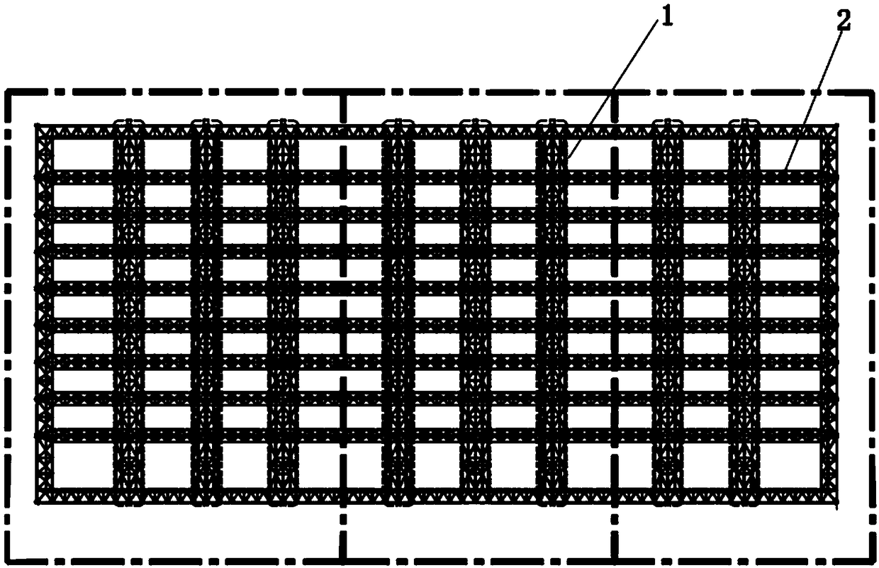 Long-span beam string truss beam off-site construction method