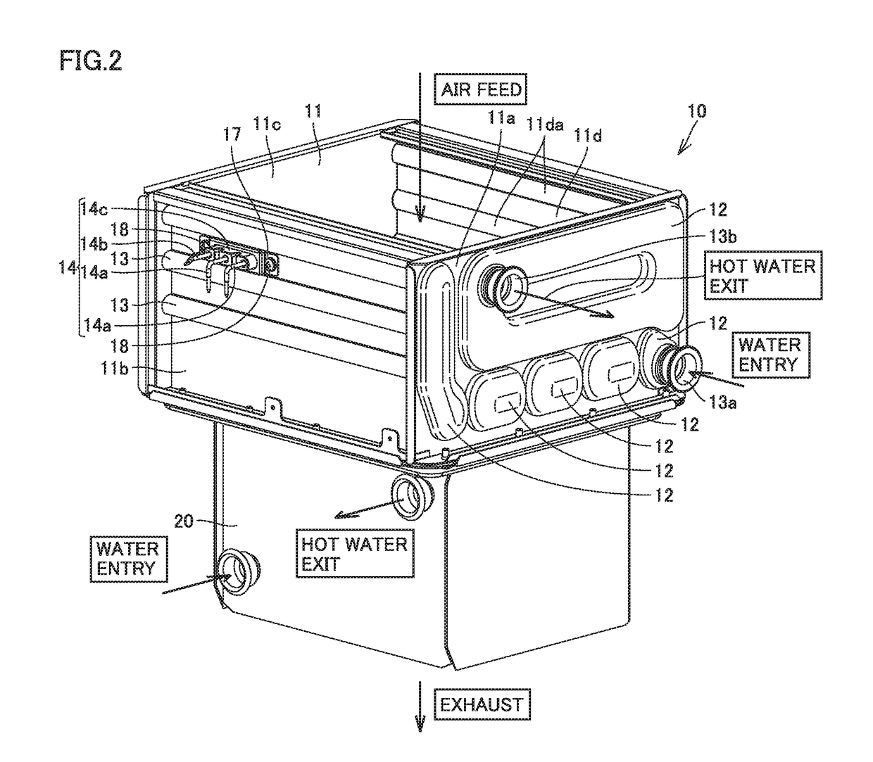 Hot water apparatus