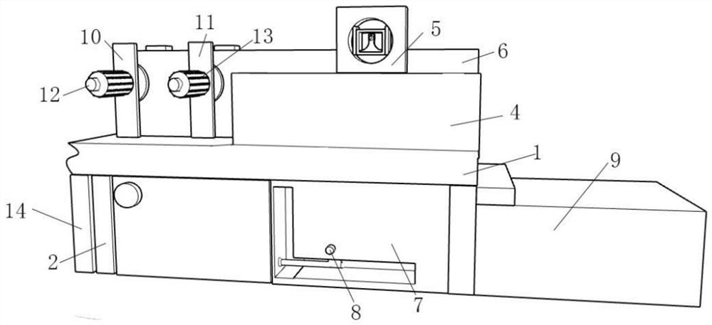 Fabric outer surface singeing device for pure cotton textile production and processing and use method thereof