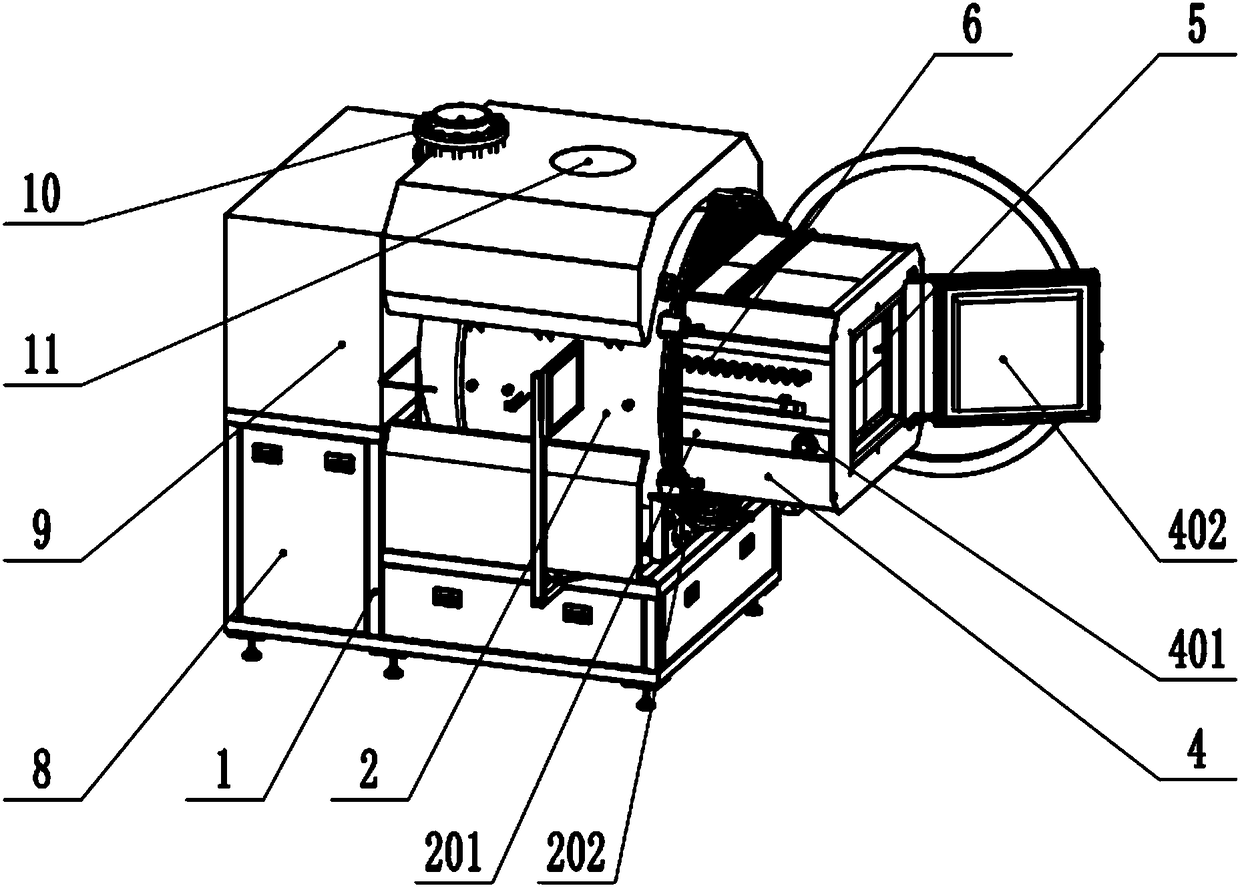 Horizontal reducing atmosphere vacuum annealing furnace