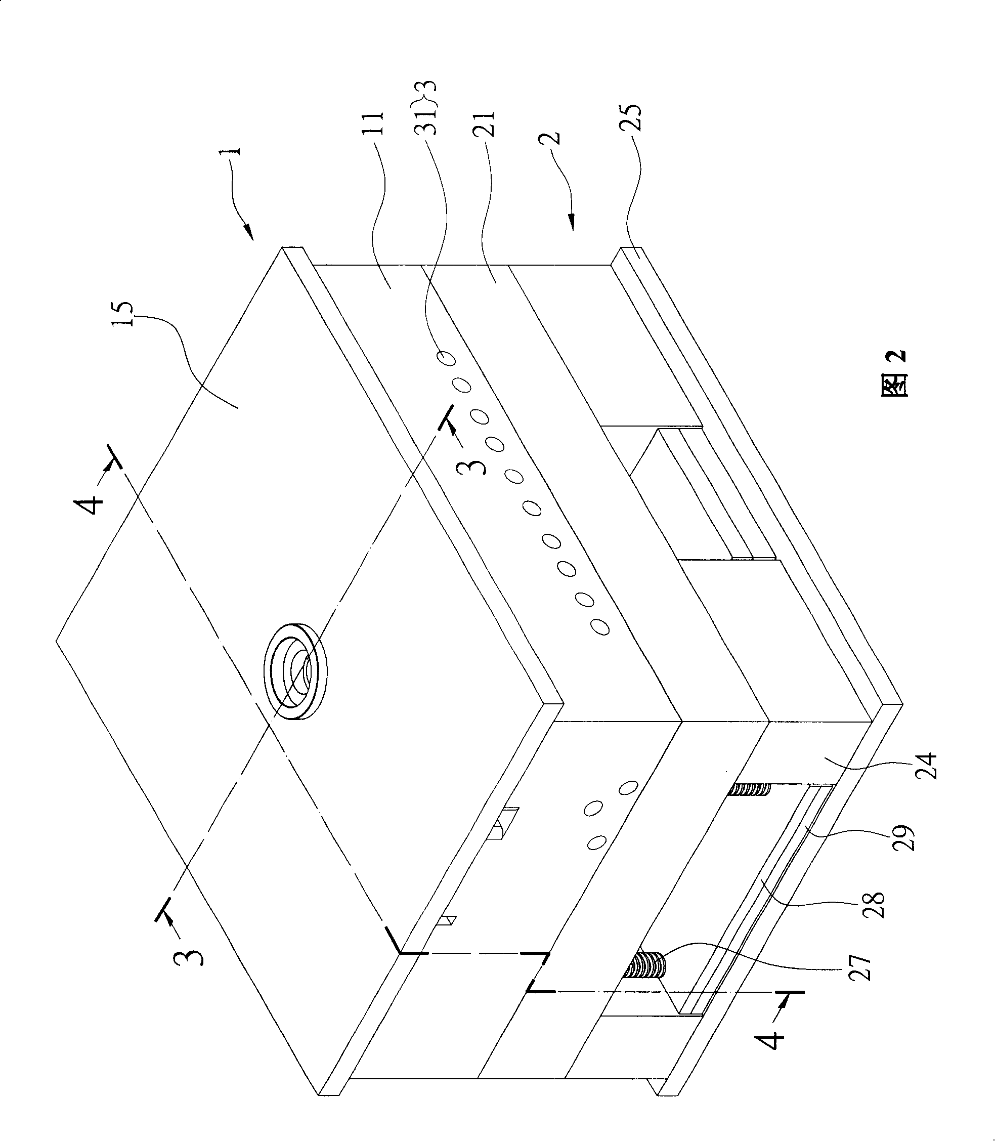 Mold structure and ejection shaping method