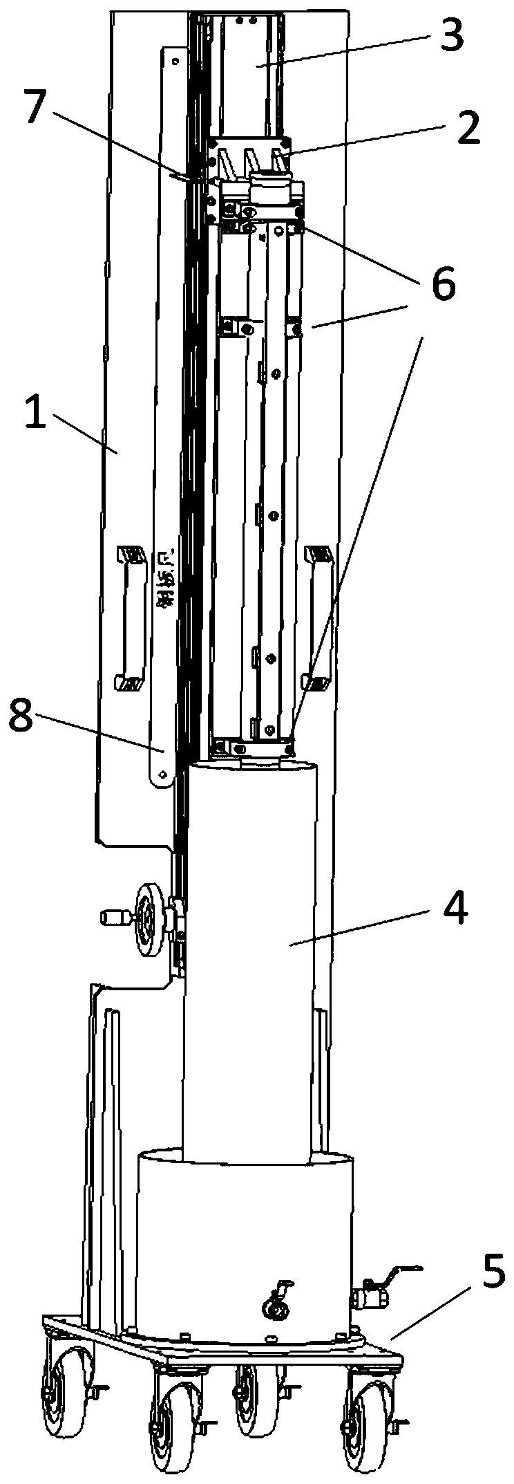 Multi-point liquid level sensor calibration device and calibration method