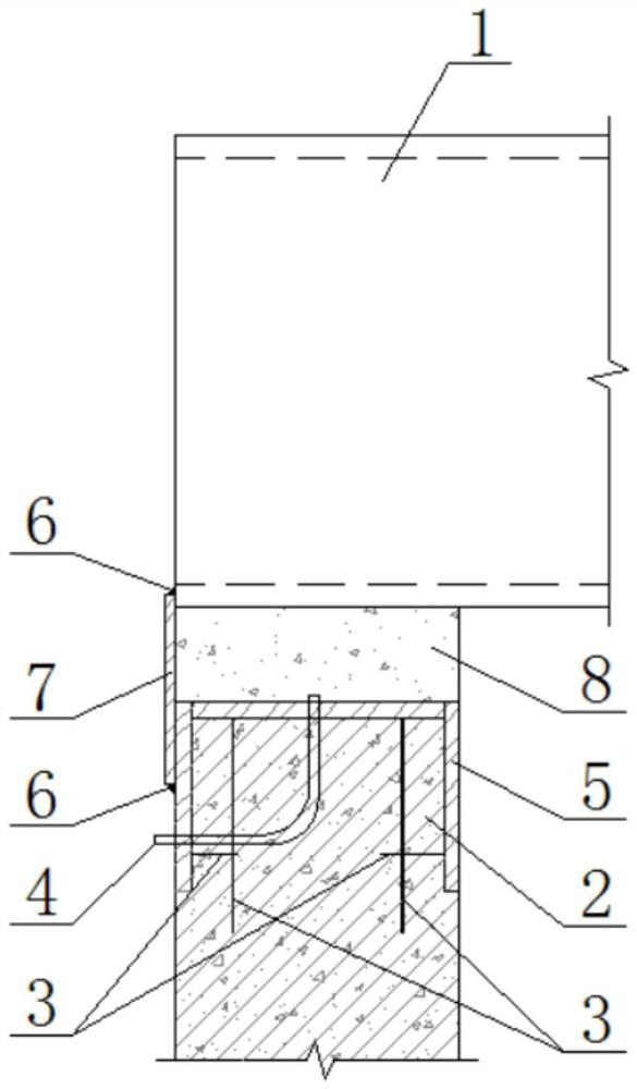 Method for connecting intermittent discrete steel structure pipe joints jacked in batches and tunnel portal